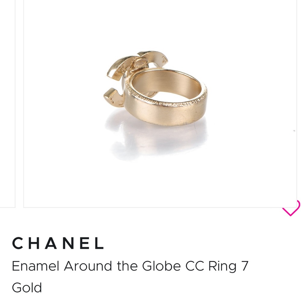 Chanel Around the Globe map ring 7 - Picture 3 of 11